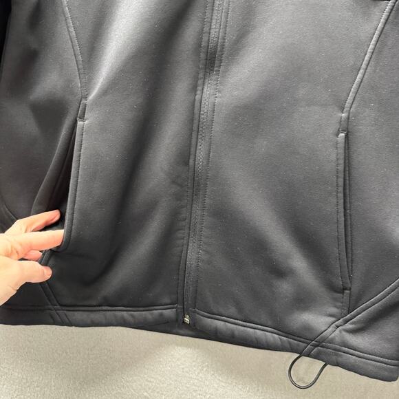 Maryland Terrapins Jacket Mens Small Black Full Zip Fleece Lined Under armour - Picture 5 of 8